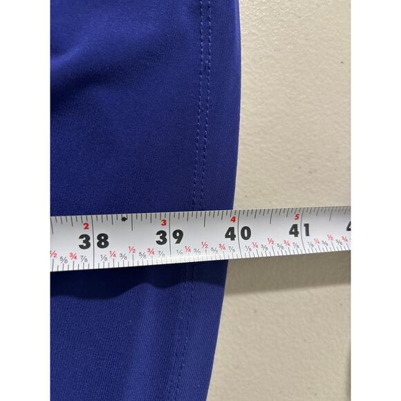 Black Label by Evan Picone Wrap Dress Women's Size 10 Purple Lined V-Neck Event - Picture 7 of 12